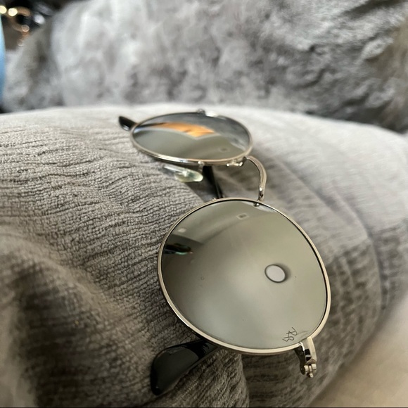 Ray-Ban Round Metal Silver Flash RB3447 Mirror - Picture 6 of 7